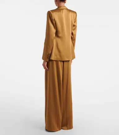 Blazé Milano Blazé Milano Husi satin palazzo pants | Thumbnail 4 Blazé Milano Blazé Milano Husi satin palazzo pants | Thumbnail 4