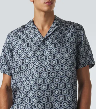 Orlebar Brown Maitan printed silk shirt | Thumbnail 3 Orlebar Brown Maitan printed silk shirt | Thumbnail 3