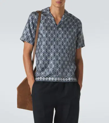 Orlebar Brown Maitan printed silk shirt | Thumbnail 5 Orlebar Brown Maitan printed silk shirt | Thumbnail 5