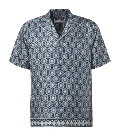 Orlebar Brown Maitan printed silk shirt | Thumbnail 1 Orlebar Brown Maitan printed silk shirt | Thumbnail 1