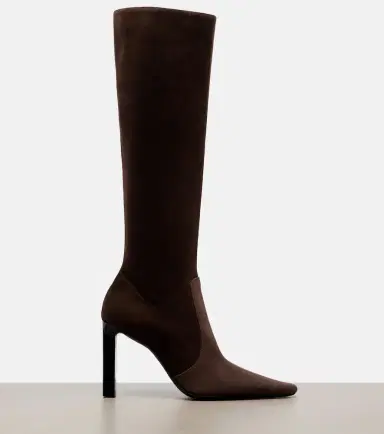 Saint Laurent Francoise suede knee-high boots | Thumbnail 2 Saint Laurent Francoise suede knee-high boots | Thumbnail 2
