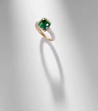 Pomellato Nudo Classic 18kt white and rose gold ring with gemstones | Thumbnail 4 Pomellato Nudo Classic 18kt white and rose gold ring with gemstones | Thumbnail 4