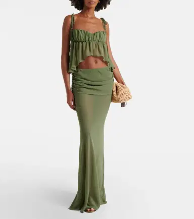 Bananhot Adelina asymmetric ruched top | Thumbnail 3 Bananhot Adelina asymmetric ruched top | Thumbnail 3