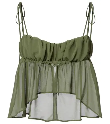 Bananhot Adelina asymmetric ruched top | Thumbnail 1 Bananhot Adelina asymmetric ruched top | Thumbnail 1
