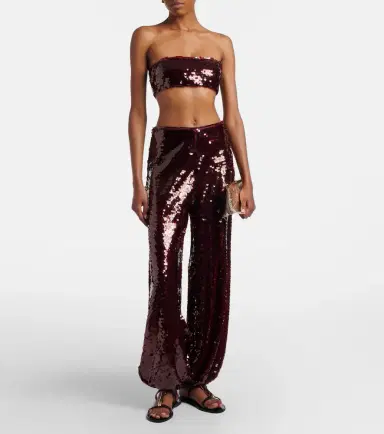 ADRIANA DEGREAS Sequined balloon pants | Thumbnail 3 ADRIANA DEGREAS Sequined balloon pants | Thumbnail 3