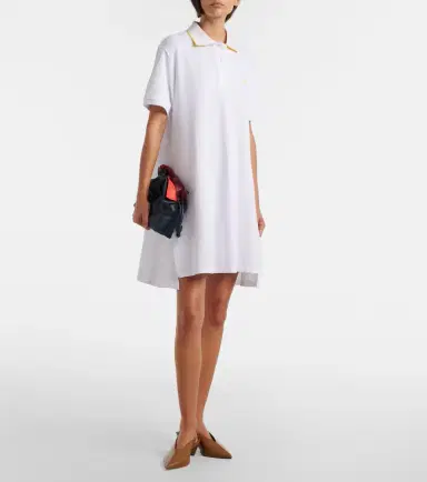 Loewe Double L cotton piqué polo dress | Thumbnail 2 Loewe Double L cotton piqué polo dress | Thumbnail 2