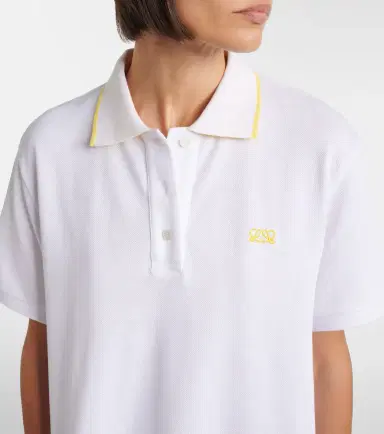 Loewe Double L cotton piqué polo dress | Thumbnail 4 Loewe Double L cotton piqué polo dress | Thumbnail 4