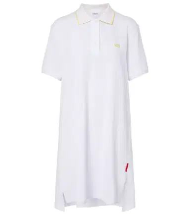 Loewe Double L cotton piqué polo dress | Thumbnail 1 Loewe Double L cotton piqué polo dress | Thumbnail 1
