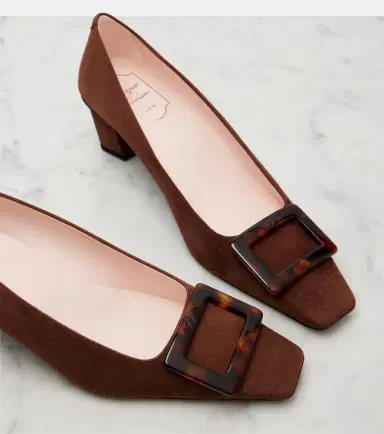 Roger Vivier Belle Vivier suede pumps | Thumbnail 2 Roger Vivier Belle Vivier suede pumps | Thumbnail 2