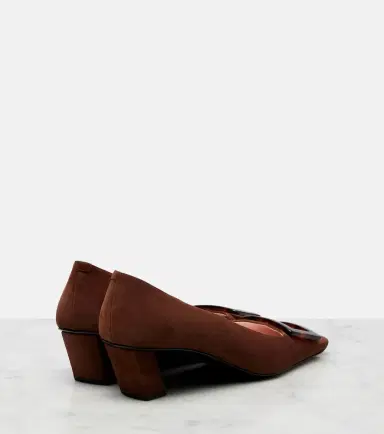 Roger Vivier Belle Vivier suede pumps | Thumbnail 3 Roger Vivier Belle Vivier suede pumps | Thumbnail 3