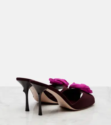Roger Vivier Rose Vivier suede mules | Thumbnail 4 Roger Vivier Rose Vivier suede mules | Thumbnail 4