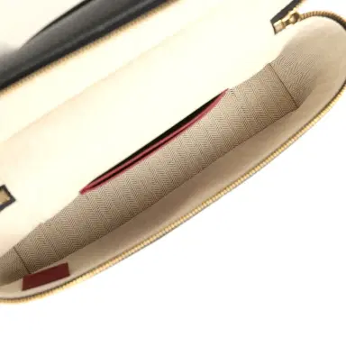 Chanel Chanel Large Top Handle Long Vanity Case with Chain Black Grained Calfskin Gold Hardware | Thumbnail 8 Chanel Chanel Large Top Handle Long Vanity Case with Chain Black Grained Calfskin Gold Hardware | Thumbnail 8