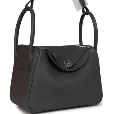 HERMÈS Hermes Lindy 26 Ardoise Clemence Palladium Hardware | Thumbnail 2 HERMÈS Hermes Lindy 26 Ardoise Clemence Palladium Hardware | Thumbnail 2
