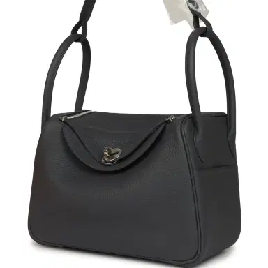 HERMÈS Hermes Lindy 26 Ardoise Clemence Palladium Hardware | Thumbnail 5 HERMÈS Hermes Lindy 26 Ardoise Clemence Palladium Hardware | Thumbnail 5