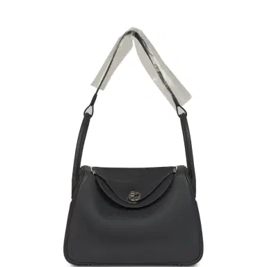 HERMÈS Hermes Lindy 26 Ardoise Clemence Palladium Hardware | Thumbnail 7 HERMÈS Hermes Lindy 26 Ardoise Clemence Palladium Hardware | Thumbnail 7