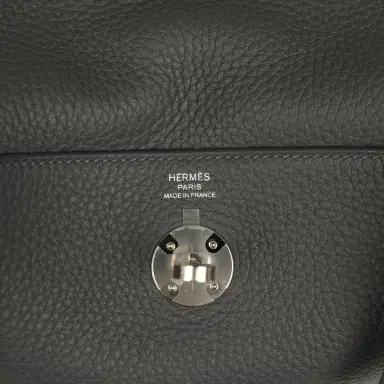 HERMÈS Hermes Lindy 26 Ardoise Clemence Palladium Hardware | Thumbnail 8 HERMÈS Hermes Lindy 26 Ardoise Clemence Palladium Hardware | Thumbnail 8