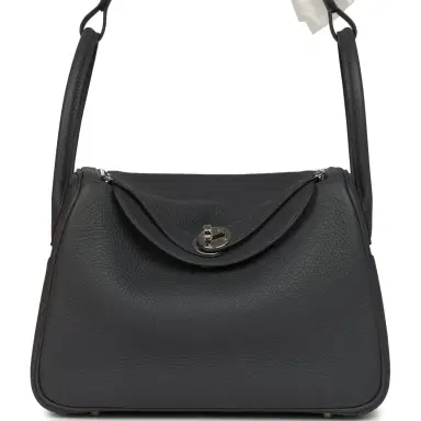 HERMÈS Hermes Lindy 26 Ardoise Clemence Palladium Hardware | Thumbnail 1 HERMÈS Hermes Lindy 26 Ardoise Clemence Palladium Hardware | Thumbnail 1