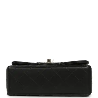 Chanel Pre-owned Chanel Mini Classic Rectangular Flap Bag Black Lambskin Light Gold Hardware | Thumbnail 6 Chanel Pre-owned Chanel Mini Classic Rectangular Flap Bag Black Lambskin Light Gold Hardware | Thumbnail 6