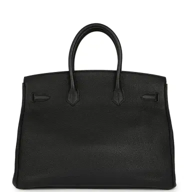 HERMÈS Pre-owned Hermes Birkin 35 Black Togo Gold Hardware | Thumbnail 4 HERMÈS Pre-owned Hermes Birkin 35 Black Togo Gold Hardware | Thumbnail 4