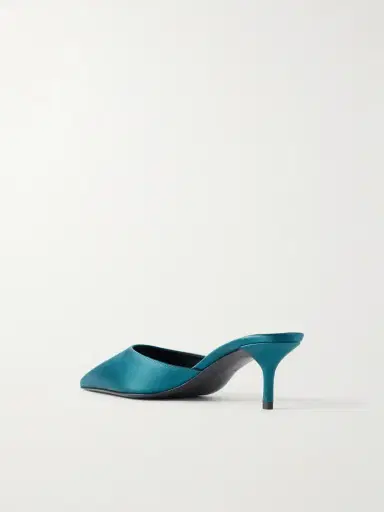 Alaïa Le Coeur 55 Satin Mules | Thumbnail 3 Alaïa Le Coeur 55 Satin Mules | Thumbnail 3