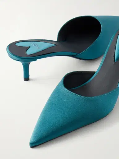 Alaïa Le Coeur 55 Satin Mules | Thumbnail 5 Alaïa Le Coeur 55 Satin Mules | Thumbnail 5