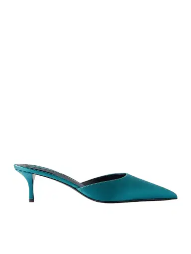 Alaïa Le Coeur 55 Satin Mules | Thumbnail 1 Alaïa Le Coeur 55 Satin Mules | Thumbnail 1