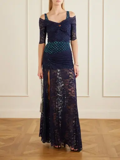 Rabanne Lace Maxi Skirt | Thumbnail 2 Rabanne Lace Maxi Skirt | Thumbnail 2