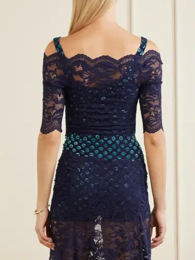 Rabanne Devoré Lace Blouse | Thumbnail 3 Rabanne Devoré Lace Blouse | Thumbnail 3