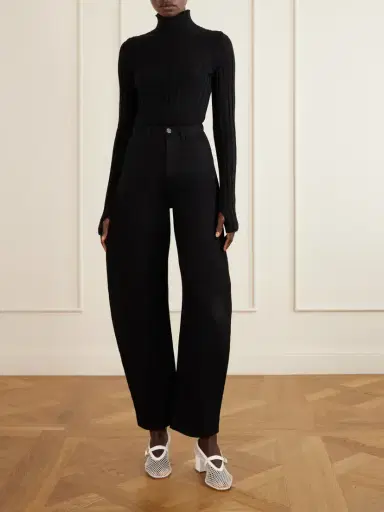 Alaïa 55 Leather-trimmed Mesh Pumps | Thumbnail 4 Alaïa 55 Leather-trimmed Mesh Pumps | Thumbnail 4
