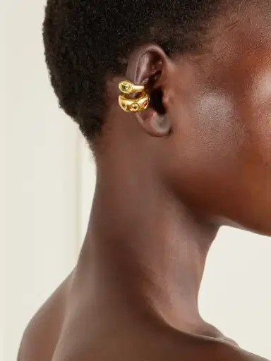 Simuero Faro Gold-plated, Amethyst Ear Cuff | Thumbnail 3 Simuero Faro Gold-plated, Amethyst Ear Cuff | Thumbnail 3