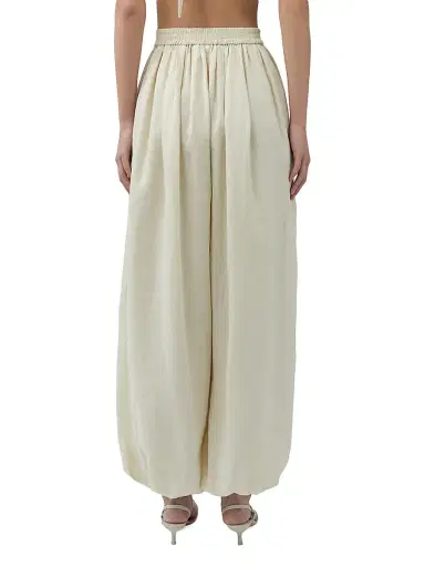 Simkhai Women's Selah Lace-Detail Linen-Blend Balloon Pants - Sand - Size 8 | Thumbnail 5 Simkhai Women's Selah Lace-Detail Linen-Blend Balloon Pants - Sand - Size 8 | Thumbnail 5