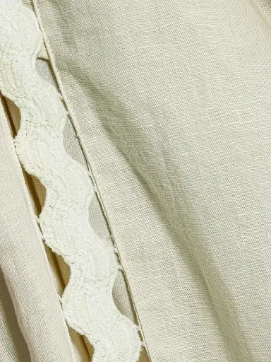Simkhai Women's Selah Lace-Detail Linen-Blend Balloon Pants - Sand - Size 8 | Thumbnail 6 Simkhai Women's Selah Lace-Detail Linen-Blend Balloon Pants - Sand - Size 8 | Thumbnail 6