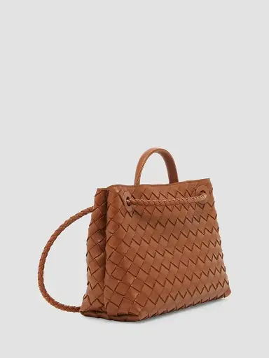Bottega Veneta Women's Andiamo Intrecciato Leather Top-Handle Bag - Tannin | Thumbnail 3 Bottega Veneta Women's Andiamo Intrecciato Leather Top-Handle Bag - Tannin | Thumbnail 3