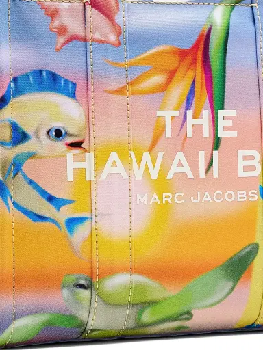 Marc Jacobs Women's The City Medium Hawaii Cotton-Blend Tote Bag - Hawaii | Thumbnail 7 Marc Jacobs Women's The City Medium Hawaii Cotton-Blend Tote Bag - Hawaii | Thumbnail 7