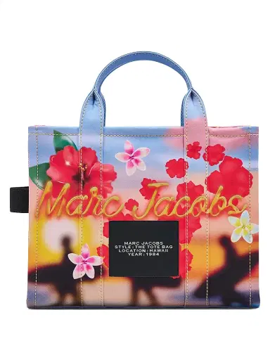 Marc Jacobs Women's The City Medium Hawaii Cotton-Blend Tote Bag - Hawaii | Thumbnail 8 Marc Jacobs Women's The City Medium Hawaii Cotton-Blend Tote Bag - Hawaii | Thumbnail 8