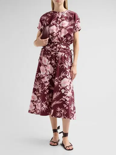 Cara Cara Women's Meret Printed Midi Skirt - Paradise Blush | Thumbnail 2 Cara Cara Women's Meret Printed Midi Skirt - Paradise Blush | Thumbnail 2