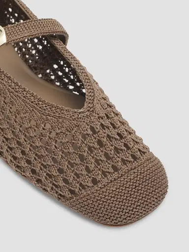 Stuart Weitzman Women's Leora Mary Janes - Smokey Taupe - Size 9.5 | Thumbnail 5 Stuart Weitzman Women's Leora Mary Janes - Smokey Taupe - Size 9.5 | Thumbnail 5