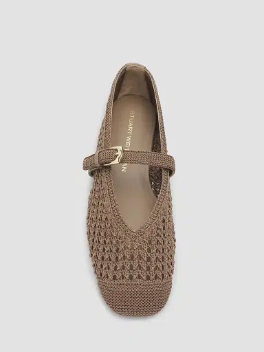 Stuart Weitzman Women's Leora Mary Janes - Smokey Taupe - Size 9.5 | Thumbnail 6 Stuart Weitzman Women's Leora Mary Janes - Smokey Taupe - Size 9.5 | Thumbnail 6