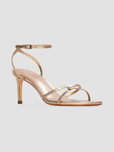 Black Suede Studio Women's Miley 70MM Metallic Sandals - Gold Metallic Leather - Size 12 | Thumbnail 2 Black Suede Studio Women's Miley 70MM Metallic Sandals - Gold Metallic Leather - Size 12 | Thumbnail 2