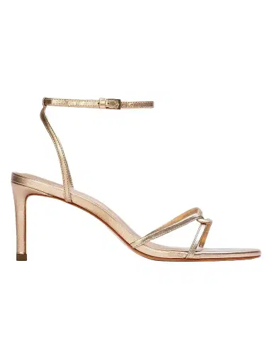 Black Suede Studio Women's Miley 70MM Metallic Sandals - Gold Metallic Leather - Size 12 | Thumbnail 1 Black Suede Studio Women's Miley 70MM Metallic Sandals - Gold Metallic Leather - Size 12 | Thumbnail 1