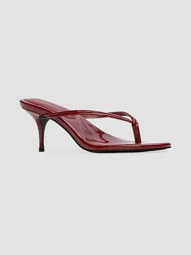 Black Suede Studio Women's Marci 65MM Patent Mule Sandals - Chili Flake - Size 8.5 | Thumbnail 2 Black Suede Studio Women's Marci 65MM Patent Mule Sandals - Chili Flake - Size 8.5 | Thumbnail 2