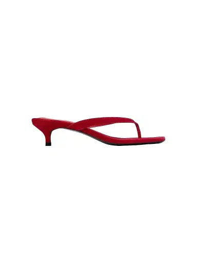Black Suede Studio Women's Kendal 35MM Suede Sandals - Cherry Suede - Size 10 | Thumbnail 1 Black Suede Studio Women's Kendal 35MM Suede Sandals - Cherry Suede - Size 10 | Thumbnail 1