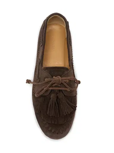 Isabel Marant Women's Fersi Tassel-Trim Suede Loafers - Chocolate - Size 11 | Thumbnail 4 Isabel Marant Women's Fersi Tassel-Trim Suede Loafers - Chocolate - Size 11 | Thumbnail 4