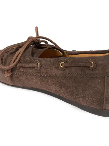 Isabel Marant Women's Fersi Tassel-Trim Suede Loafers - Chocolate - Size 11 | Thumbnail 5 Isabel Marant Women's Fersi Tassel-Trim Suede Loafers - Chocolate - Size 11 | Thumbnail 5