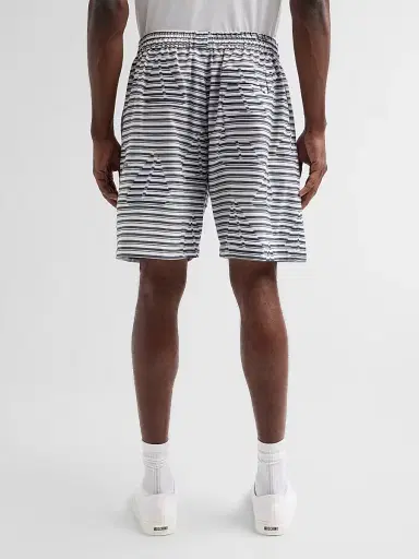 Jacquemus Men's Le Calecon Jacquard Shorts - Jacquard Boat Navy White | Thumbnail 3 Jacquemus Men's Le Calecon Jacquard Shorts - Jacquard Boat Navy White | Thumbnail 3