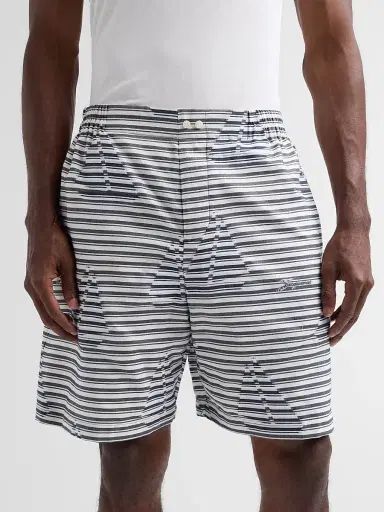 Jacquemus Men's Le Calecon Jacquard Shorts - Jacquard Boat Navy White | Thumbnail 5 Jacquemus Men's Le Calecon Jacquard Shorts - Jacquard Boat Navy White | Thumbnail 5