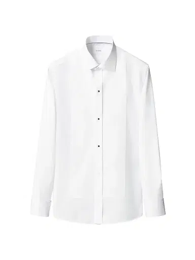 Eton Men's Dobby Stud-Front Slim-Fit Evening Shirt - White | Thumbnail 2 Eton Men's Dobby Stud-Front Slim-Fit Evening Shirt - White | Thumbnail 2