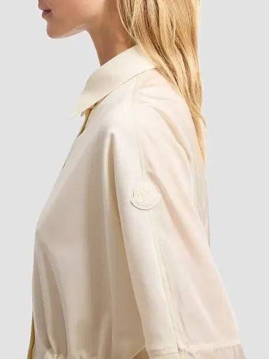 Moncler Women's Shacket in Wool - White | Thumbnail 4 Moncler Women's Shacket in Wool - White | Thumbnail 4