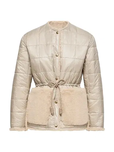 Moncler Women's Tipule Reversible Puffer Coat - Light Beige - Size XXL | Thumbnail 1 Moncler Women's Tipule Reversible Puffer Coat - Light Beige - Size XXL | Thumbnail 1