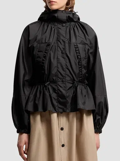 Moncler Women's Imaginaire Short Parka Coat in Canvas | Thumbnail 2 Moncler Women's Imaginaire Short Parka Coat in Canvas | Thumbnail 2